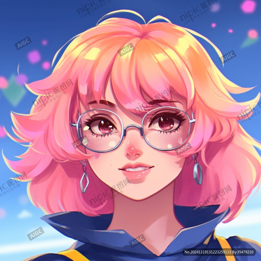 粉色头发少女