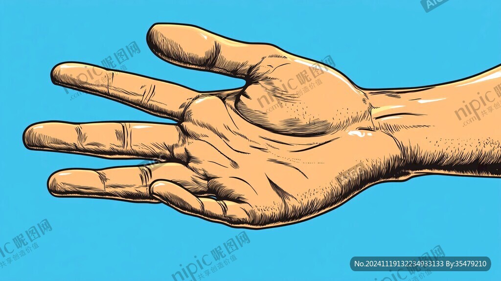 手绘插画手