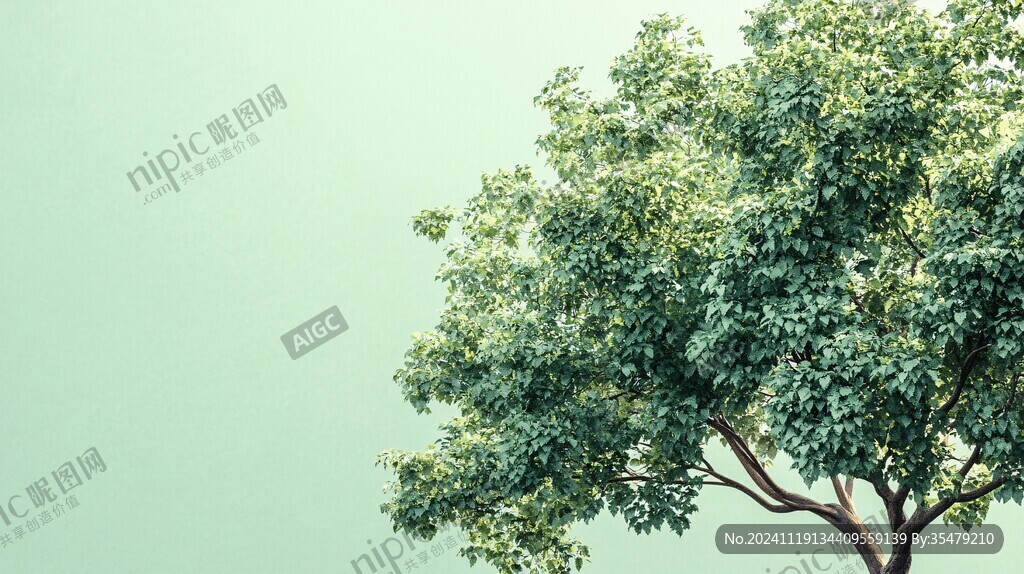 大树绿色