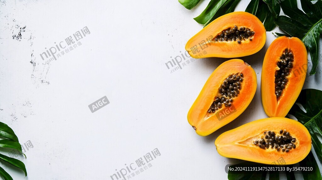 新鲜水果番木瓜