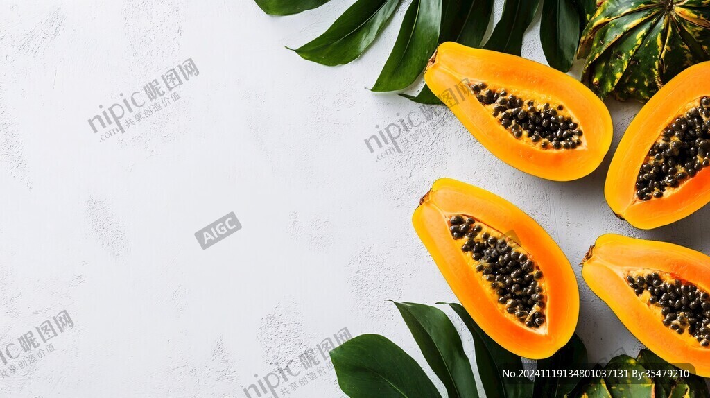 成熟的木瓜