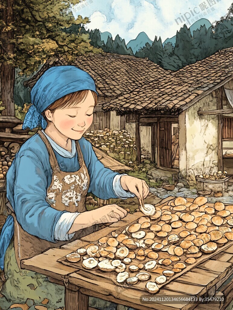 土家蛋包装插画