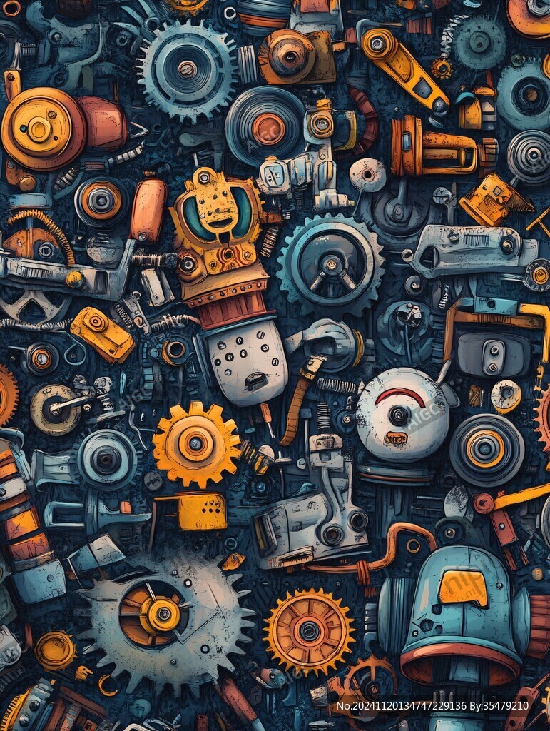 工业科技底纹