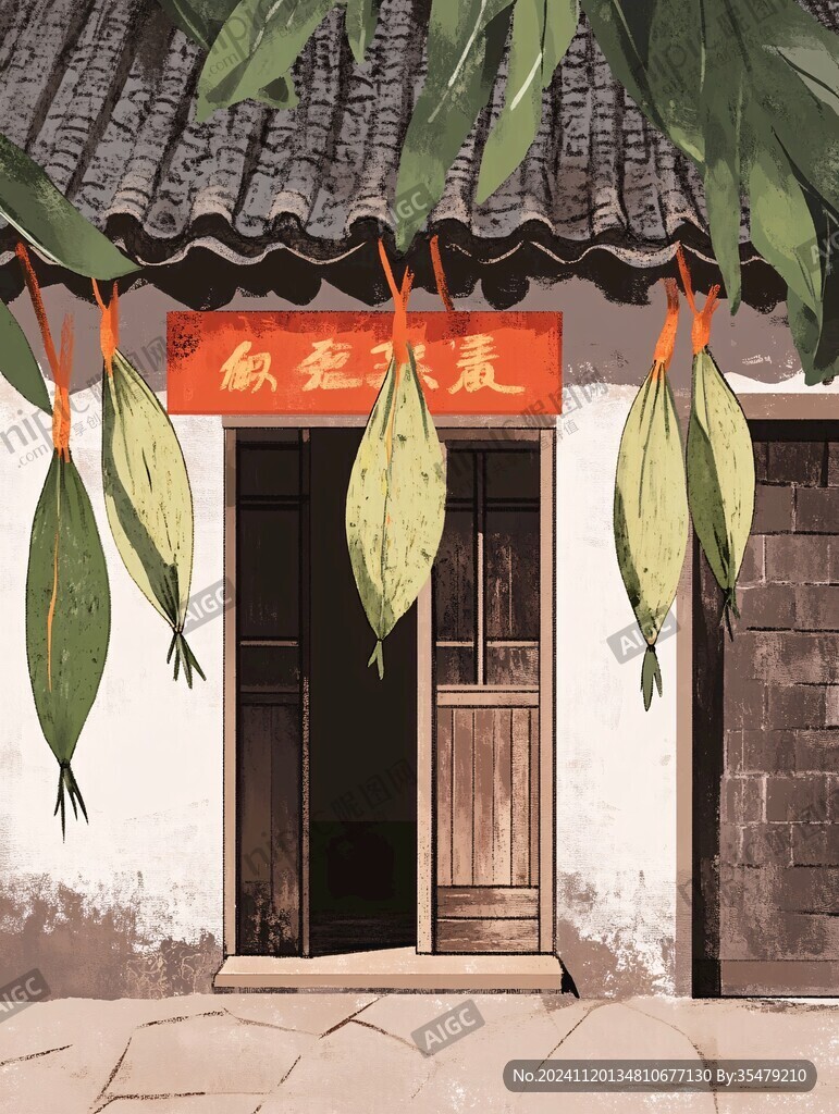 斋菜馆插画