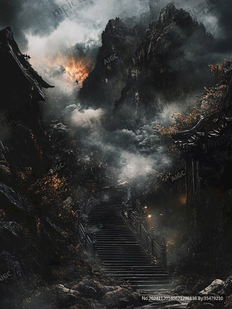 古风仙境天上宫阙