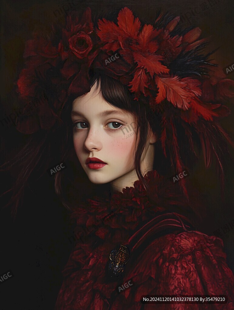 写实人物插画