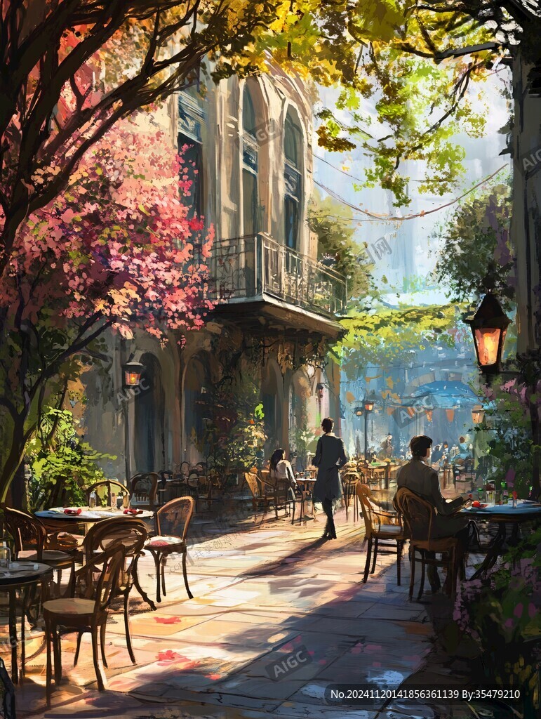欧式小外人街景