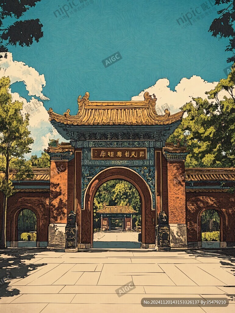 北大插画
