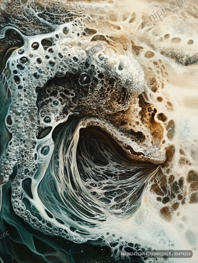 液态流体花纹装饰画