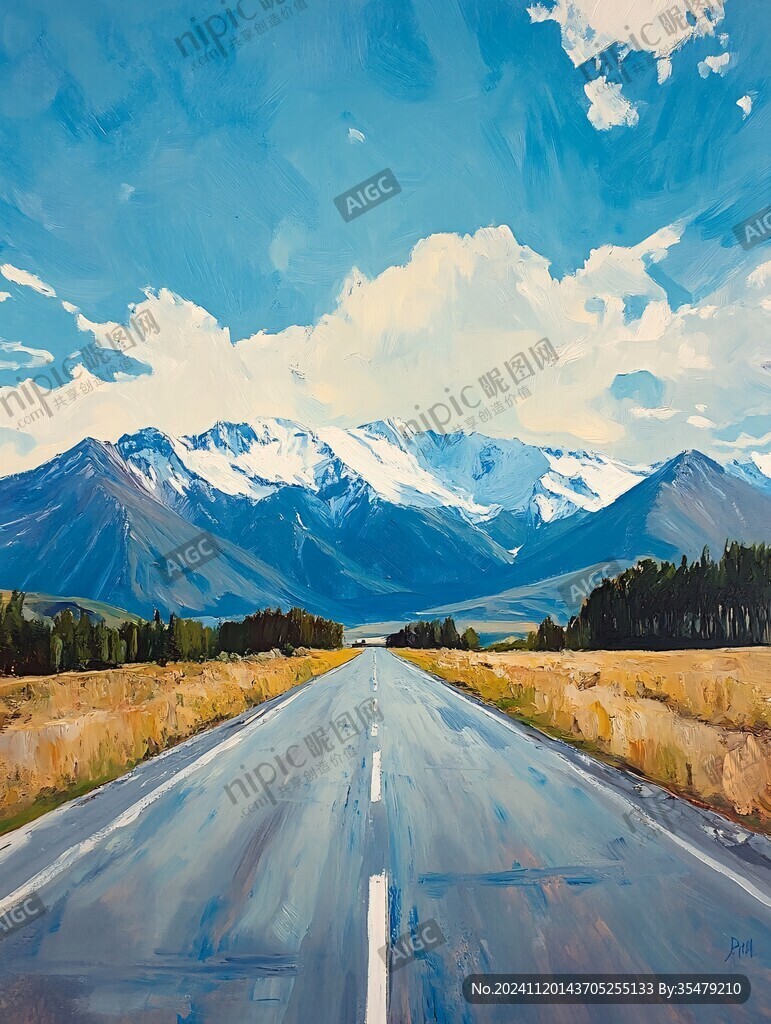 高速风景画