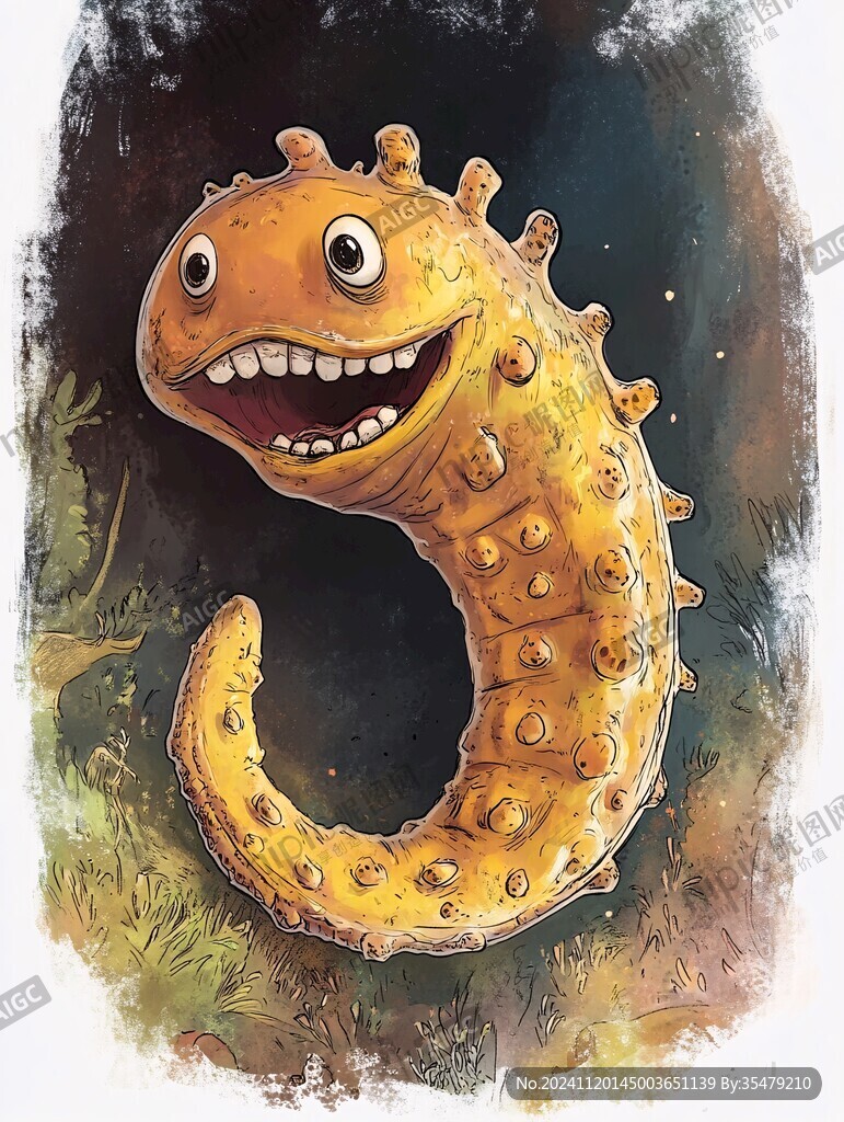 小黄蛇插画