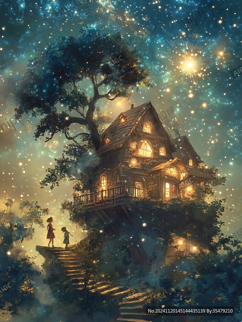梦幻唯美童话童年美梦
