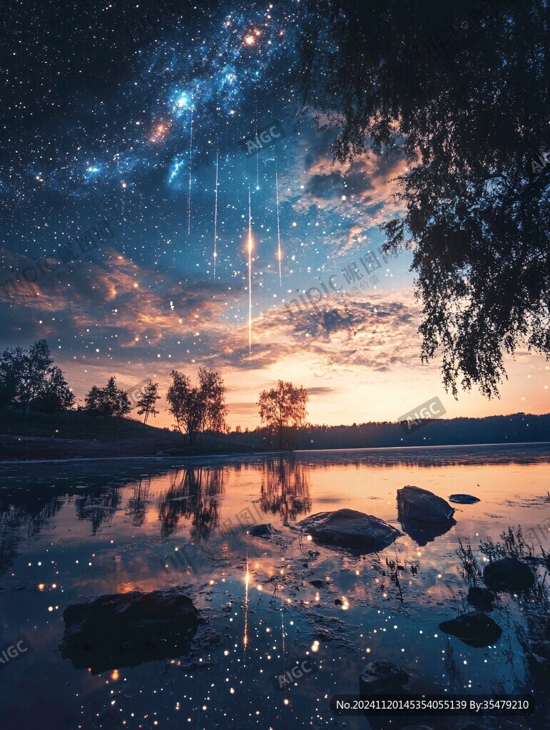 唯美星雨