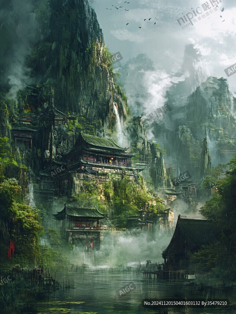 古风仙境天上宫阙