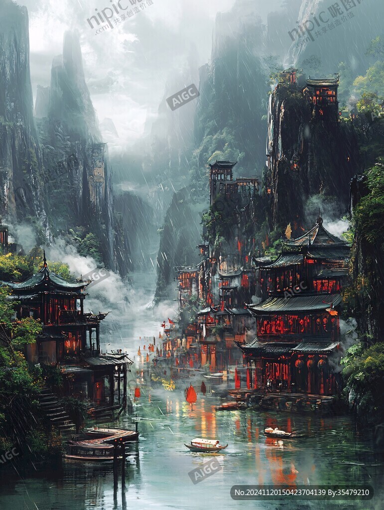 AI创作图古风场景概念图 古风动画场景 古风人物大场景 古风仙境天上宫阙 唯美古风场景 古风唯美场景 宫殿楼阁仙境仙人大殿 古风场景插画 唯美 ...