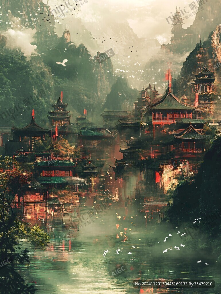 古风仙境天上宫阙