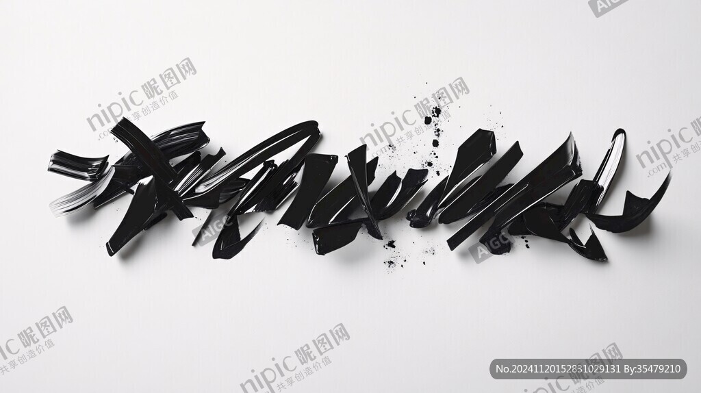 书法特效字