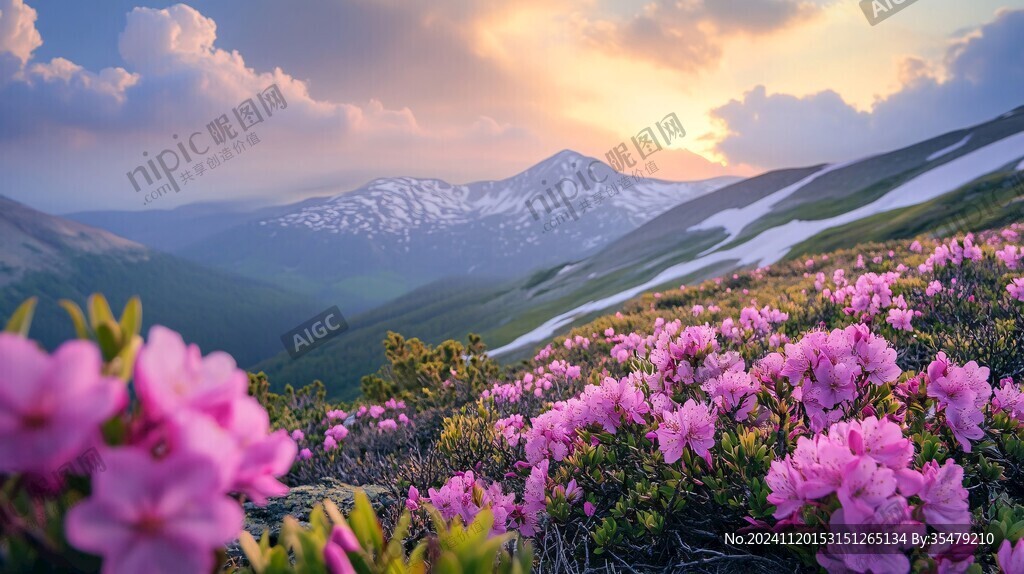 山花烂漫风光