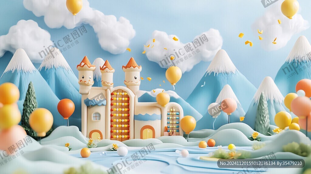 3d立体插画风格