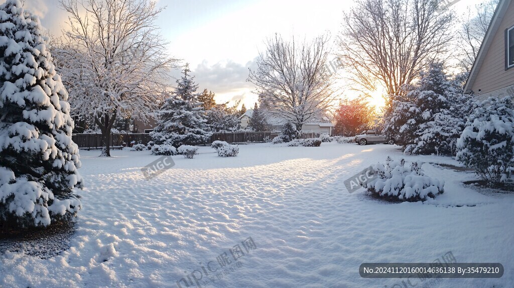 雪后的早晨