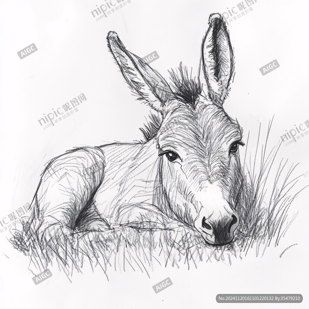 驴线稿