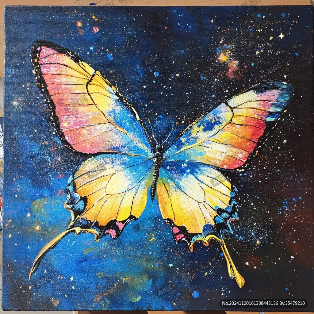 艺术蝴蝶画