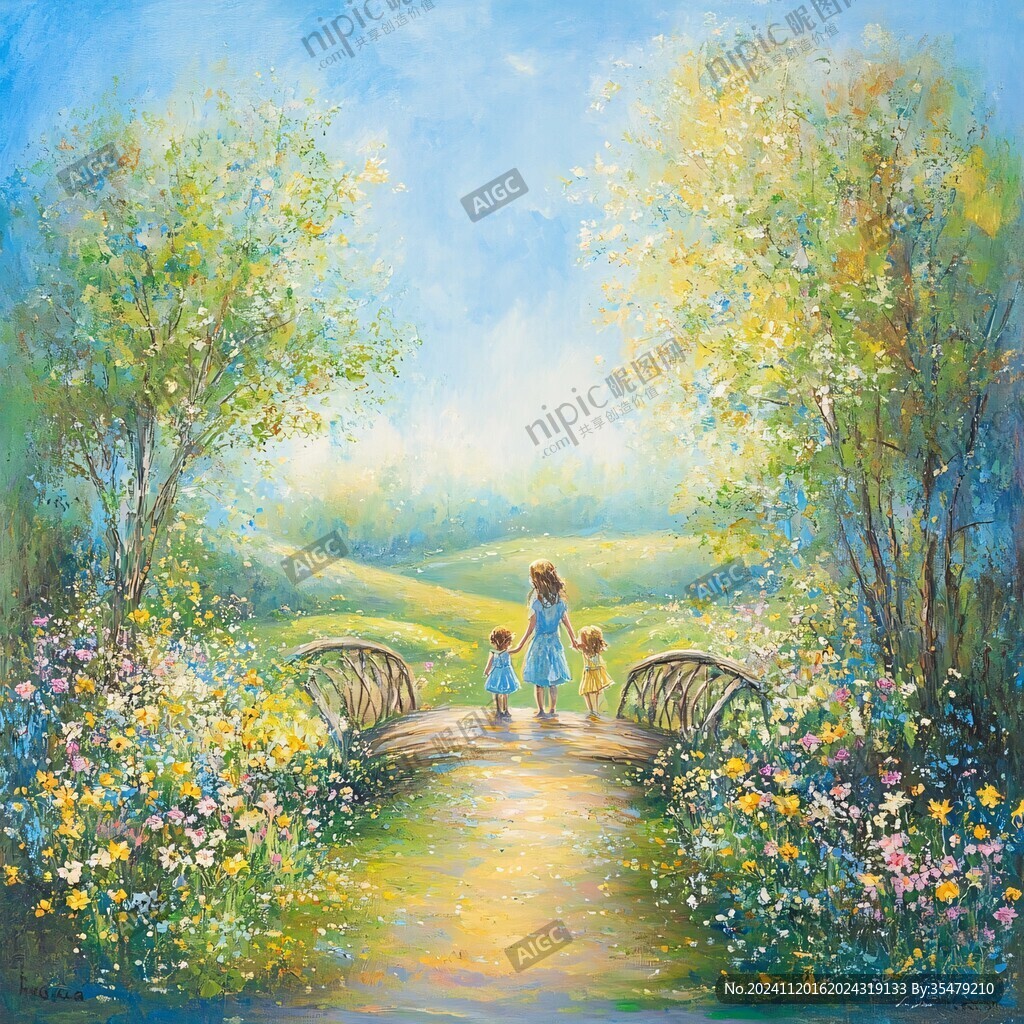 梦幻儿童插画超治愈