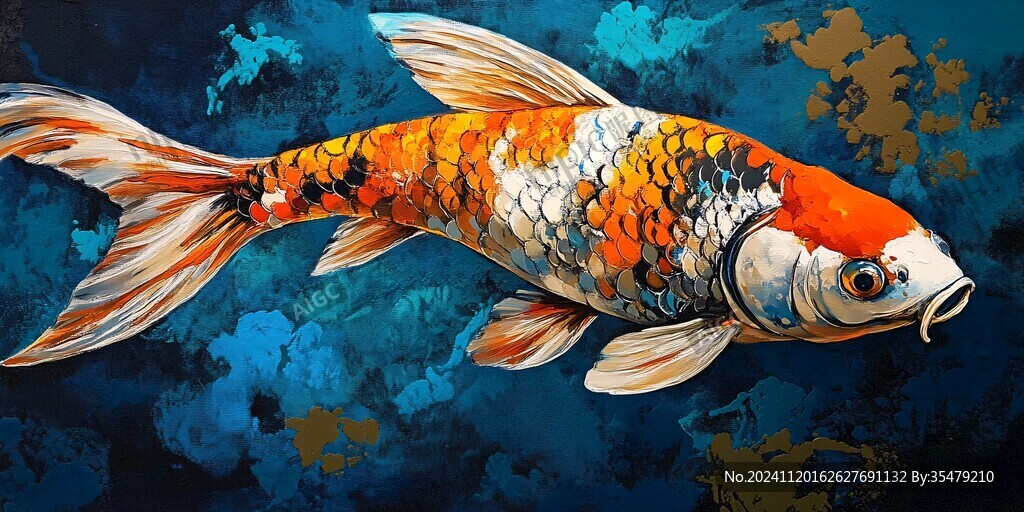 插画锦鲤