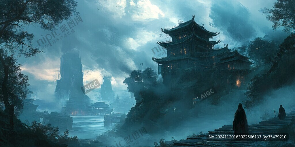 古风仙境天上宫阙