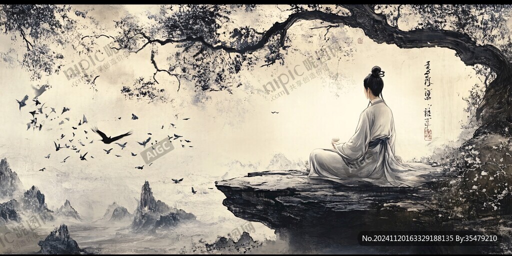 禅道背景墙