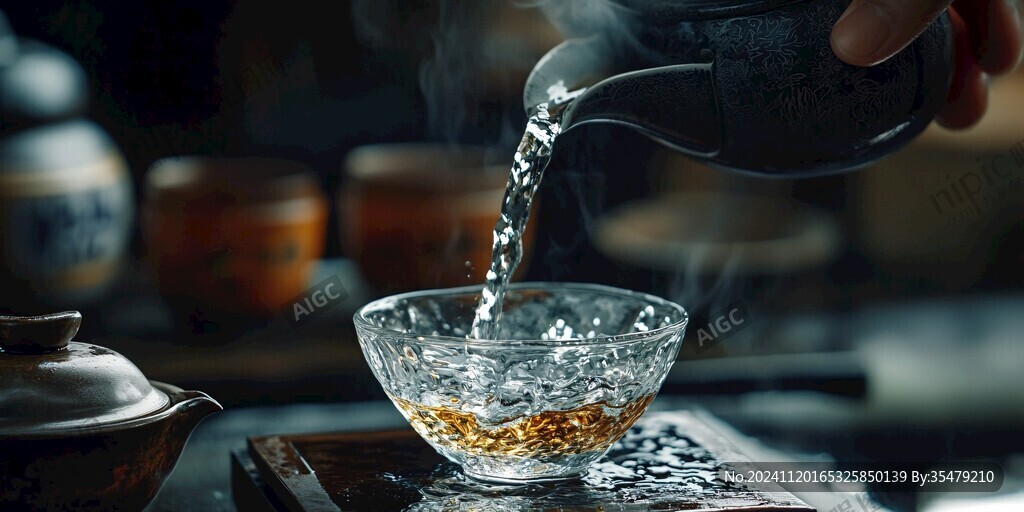 倒茶出汤