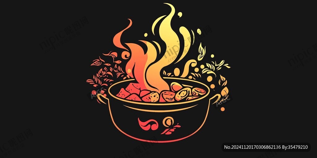 火锅涂鸦形象设计