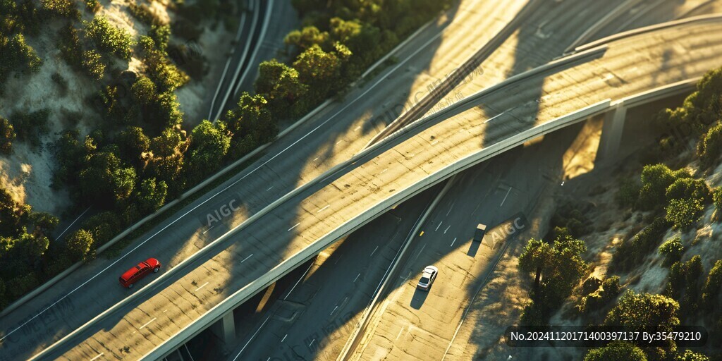 快速道路航拍