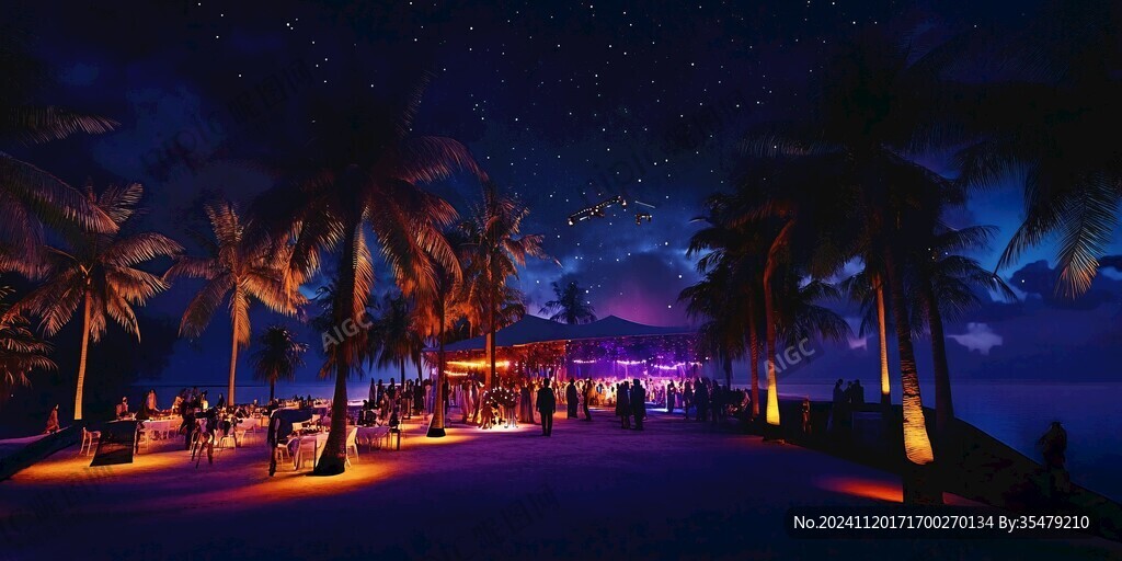 度假村夜景