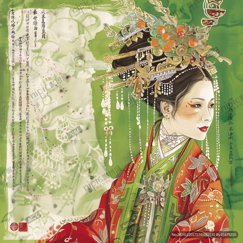 花旦装饰画