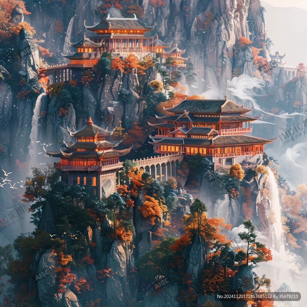 古风仙境天上宫阙