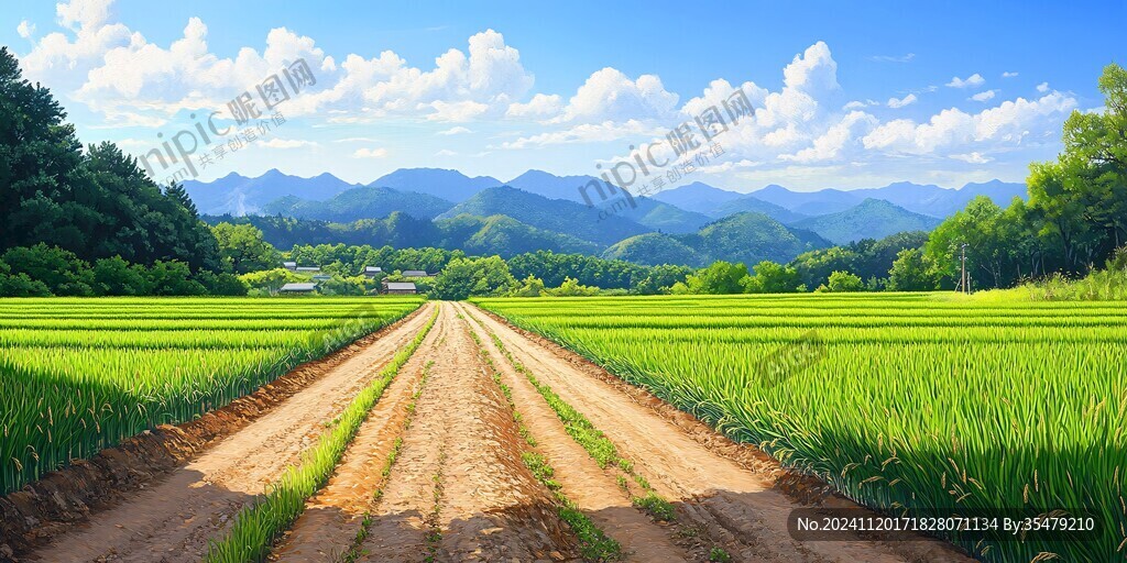 超宽幅田园景色