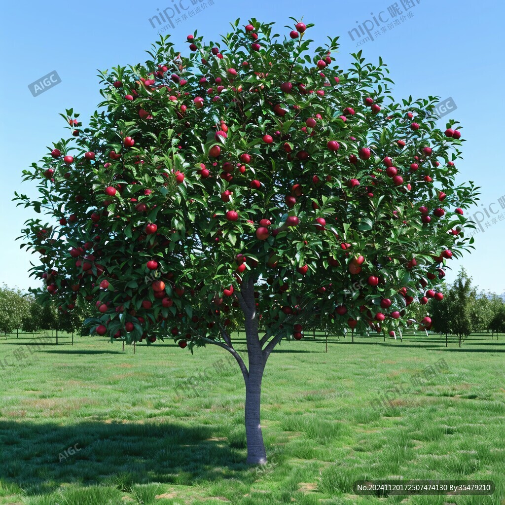 3d苹果树