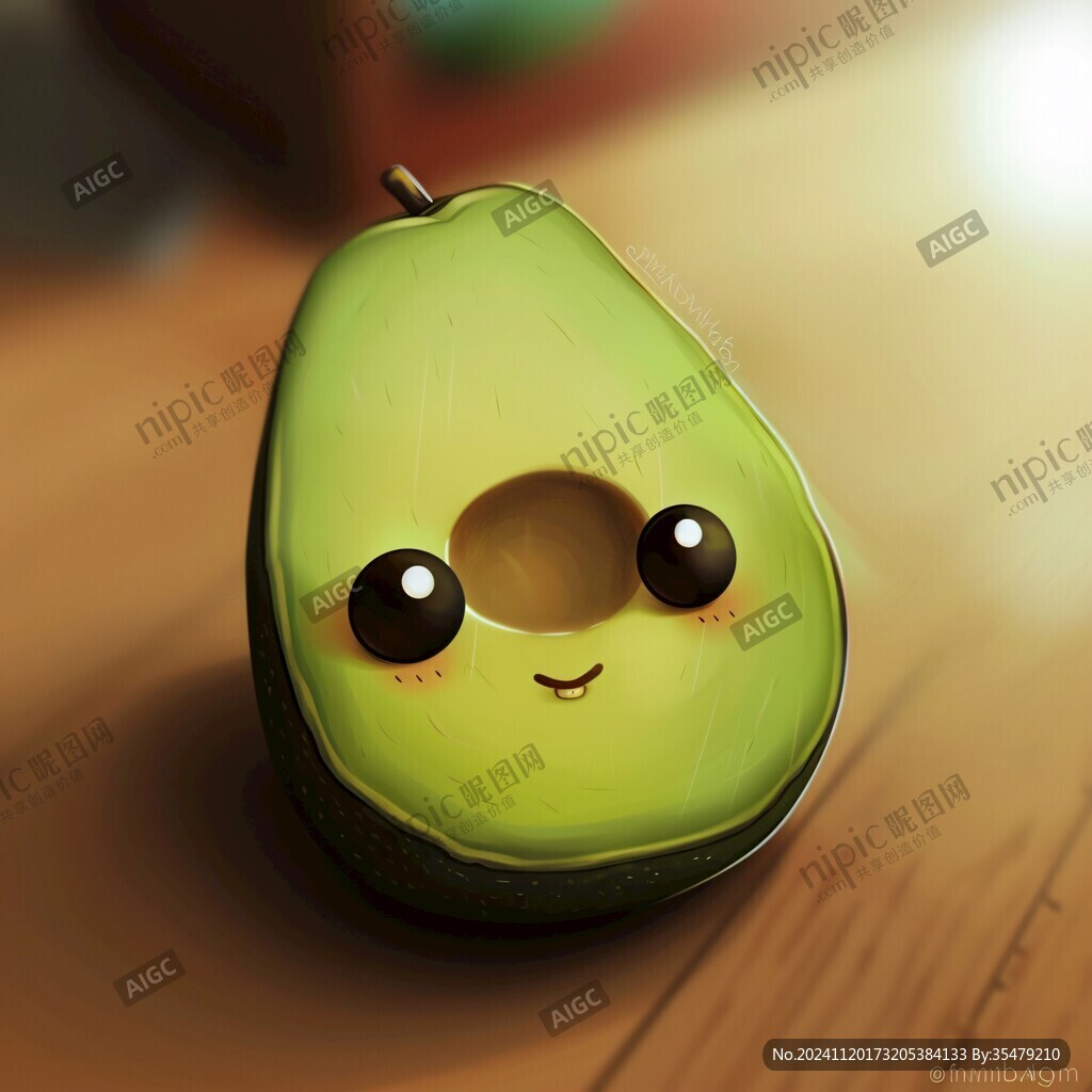 板绘牛油果