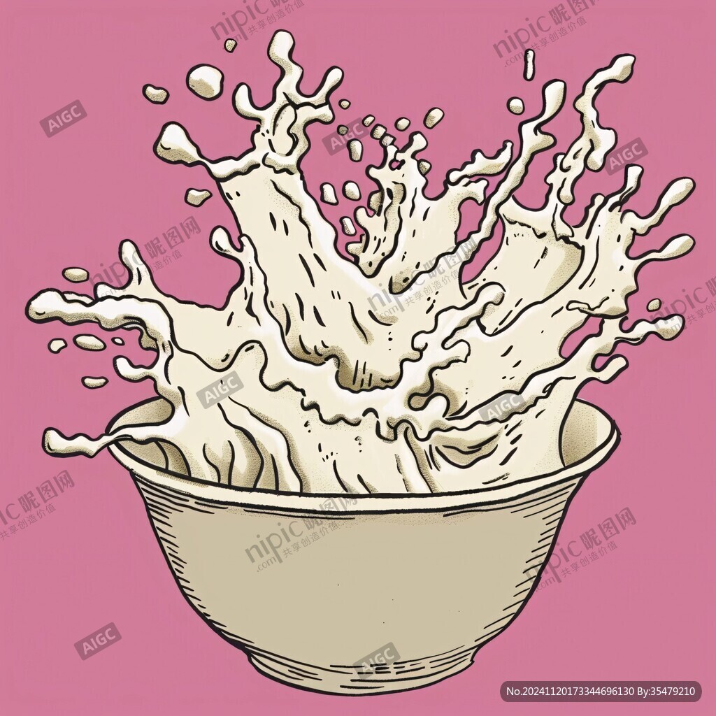 面碗插画