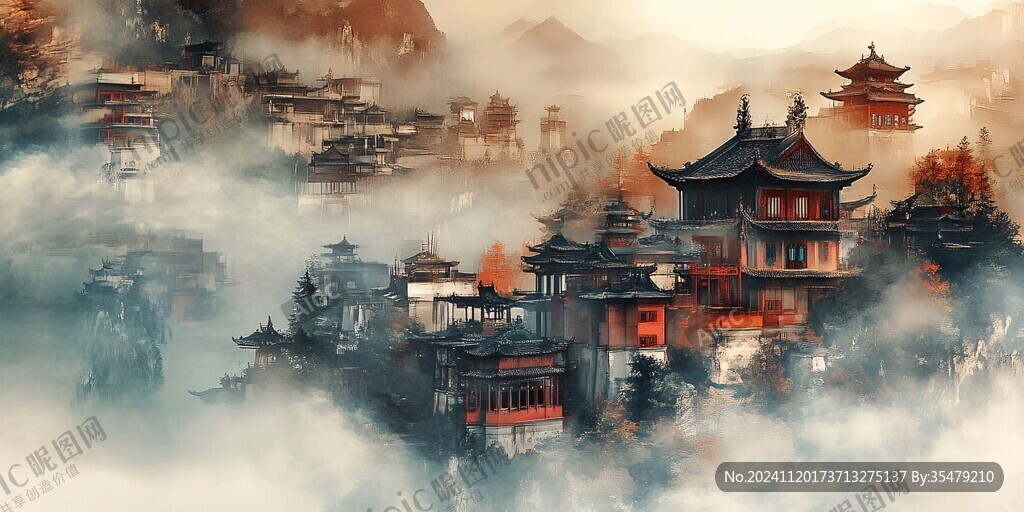 古风仙境天上宫阙