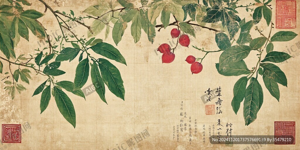 荔枝图轴