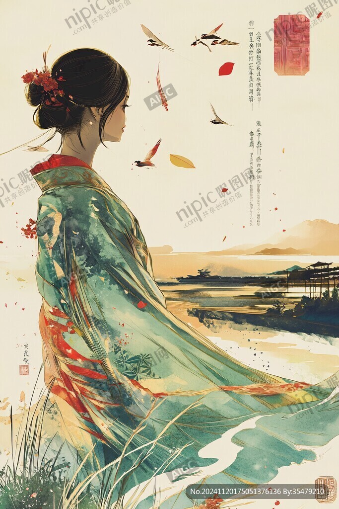二十四节气美人图