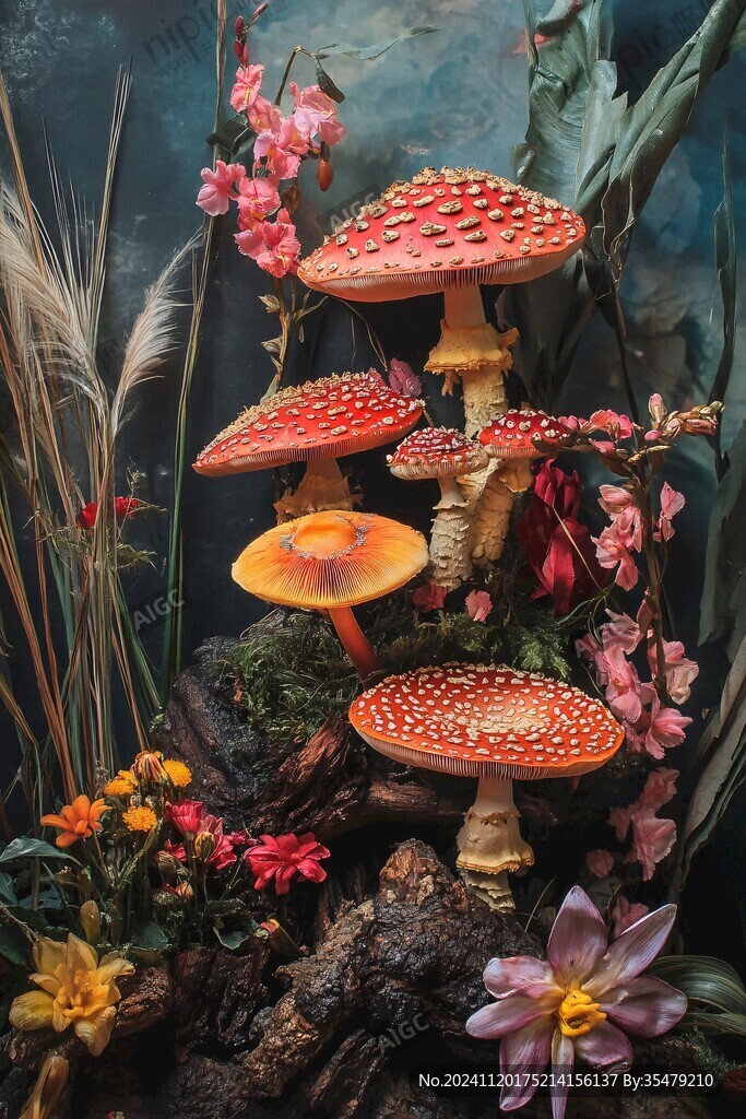 美陈设计蘑菇造型