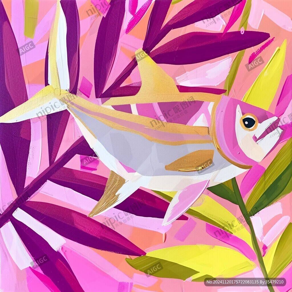 彩色鸟插画