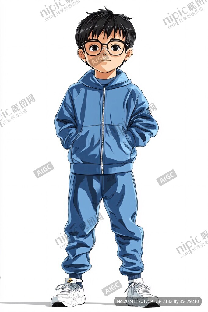 穿卫衣的男生
