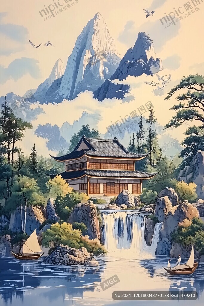 日式风景画