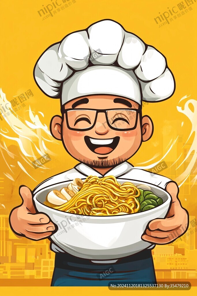 卤面插画