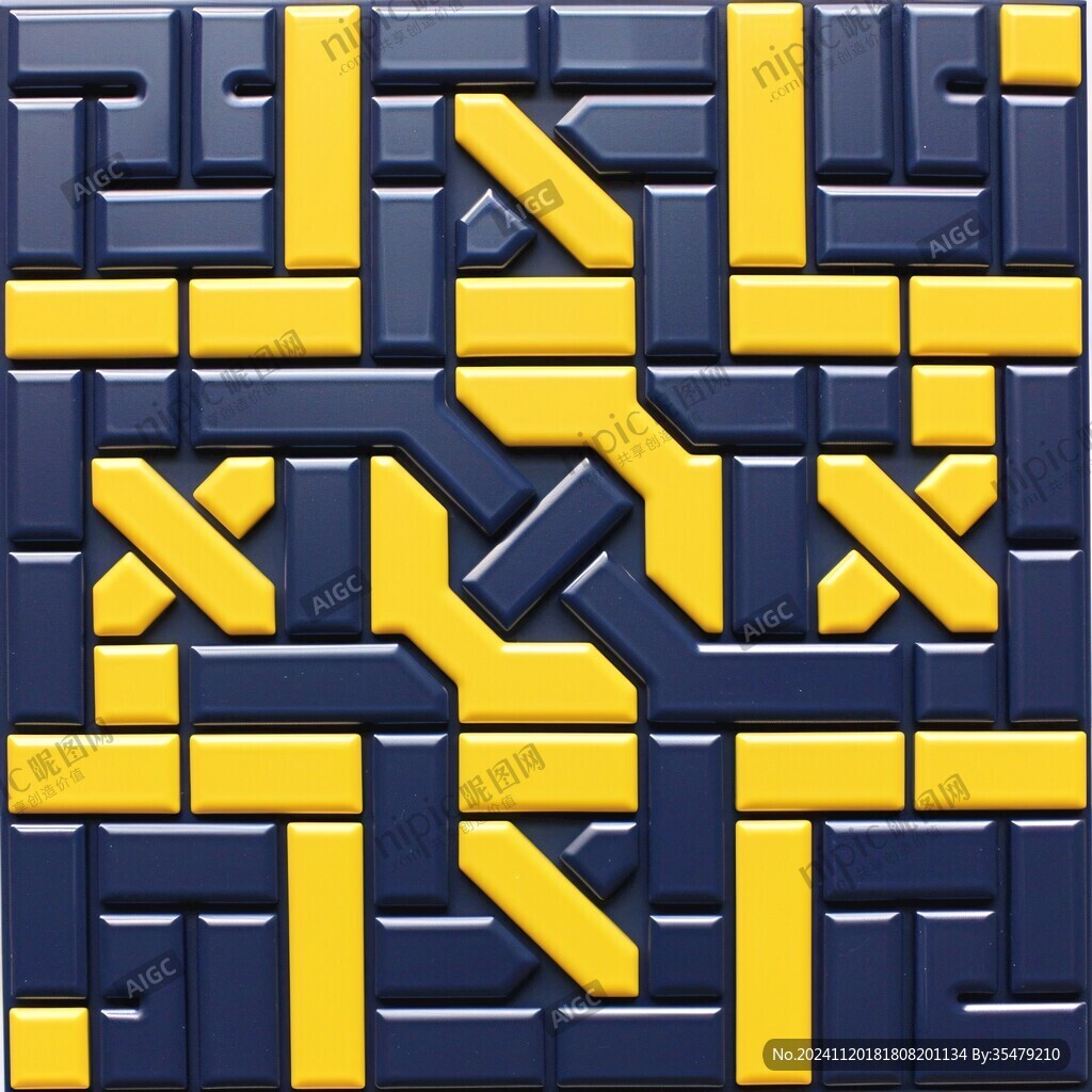 方块字字模墙