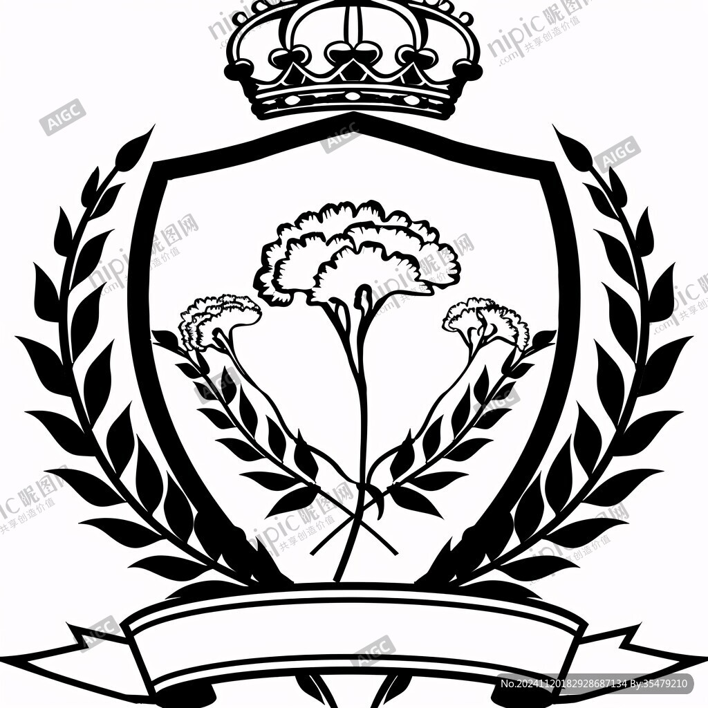 皇冠盾牌创意logo
